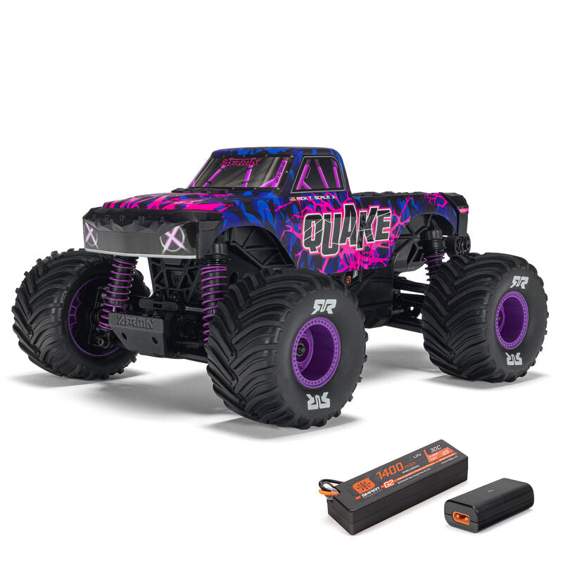 1/16 QUAKE GROM 4X4 RTR Brushed Monster Truck (Battery & Charger Included)