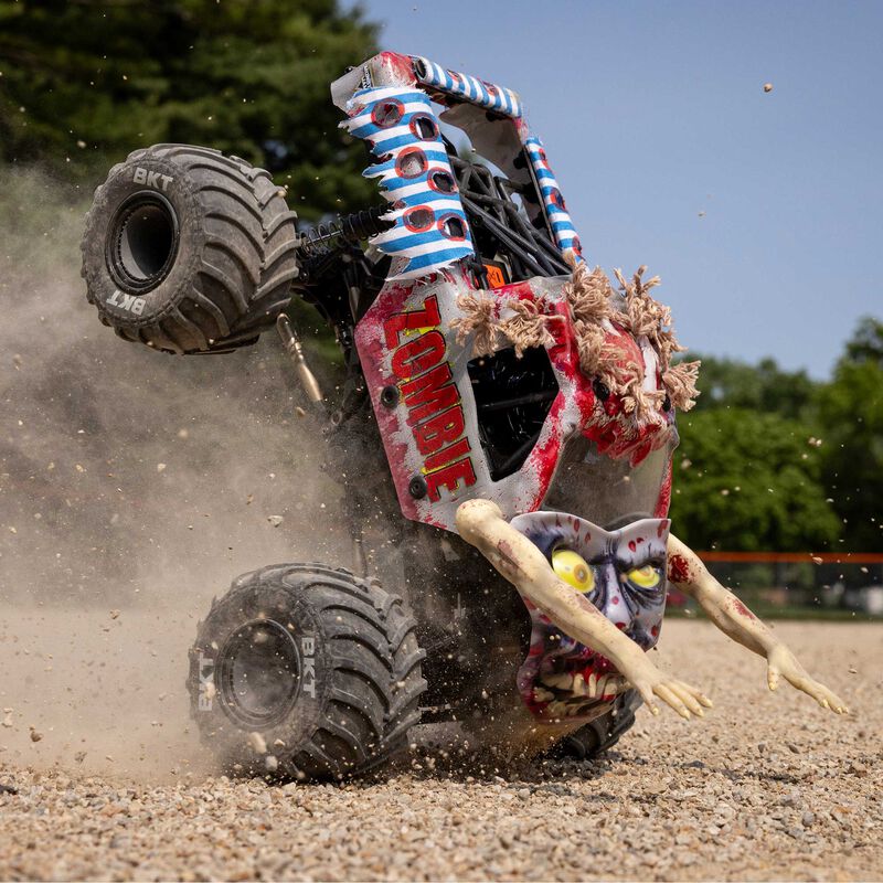 Mini LMT Zombie 2S 4X4 RTR Brushed Monster Truck (Battery & Charger Included), Red