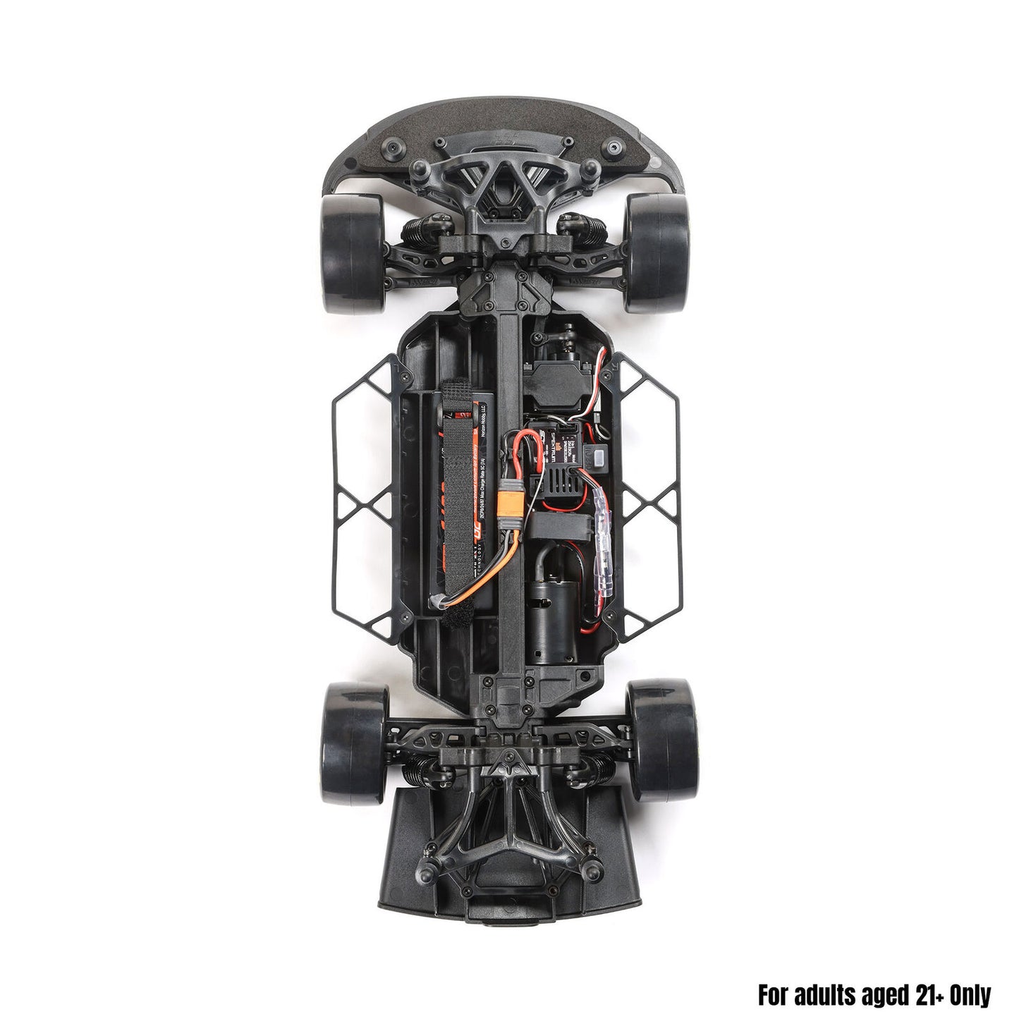 NASCAR RC Race Car Ryan Blaney No. 12 2025 Advance Auto Ford Mustang 2S AWD RTR Brushed On-Road (Battery & Charger included), Black