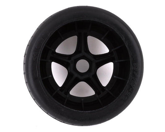 Arrma DBoots Hoons 53/107 2.9 Belted 5-Spoke Pre-mounted Tires (2) (White)