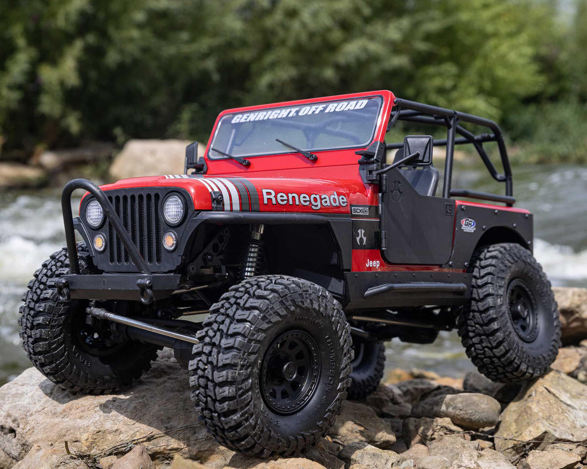 Axial SCX10 III Jeep CJ-7 V2 1/10 RTR 4WD Brushed Rock Crawler (Red)