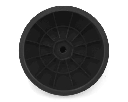 DE Racing "Speedline" 2.2 1/10 Buggy Front Wheels (4) (B6/RB6) (Black) w/12mm Hex