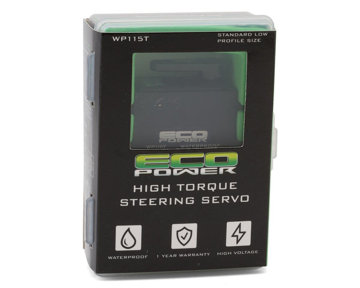 EcoPower WP115T Low Profile Waterproof High Torque Metal Gear Servo
