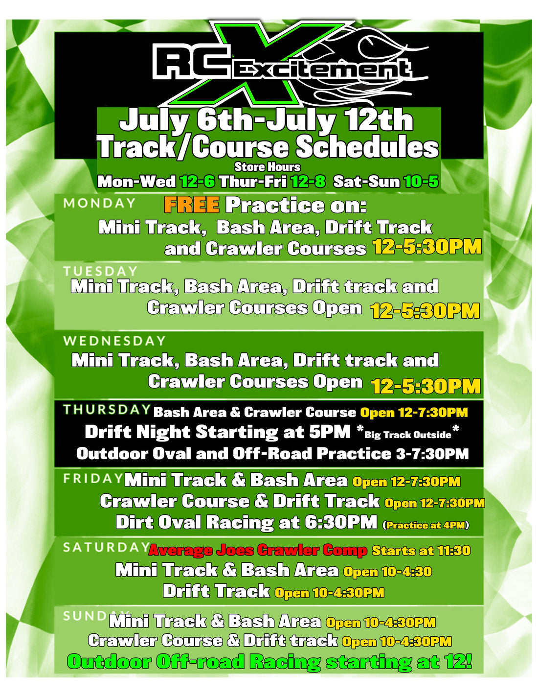 July 6th - July 12th