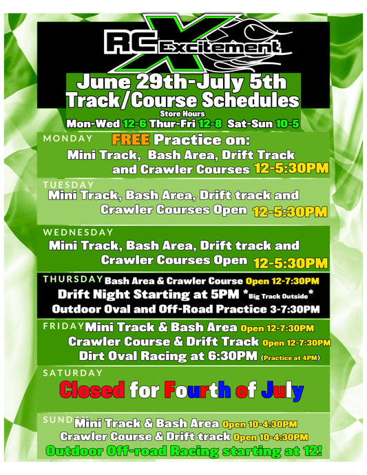 June 29th-July 5th
