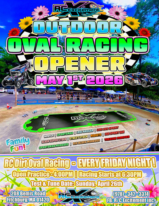 Outdoor Oval Racing Opener