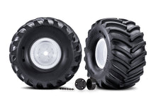 White X-Monster Wheels w/ Terra Groove Tires (2)