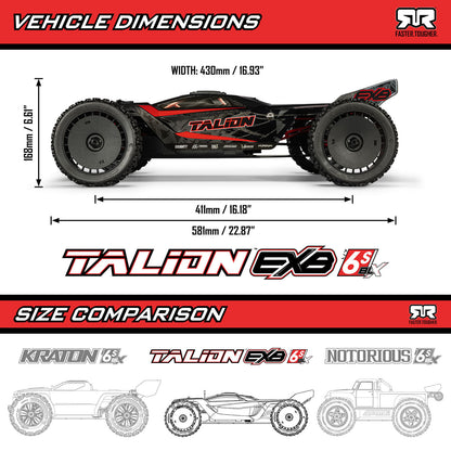 ARRMA 1/7 TALION 6S EXB 4X4 RTR Brushless Speed Truck