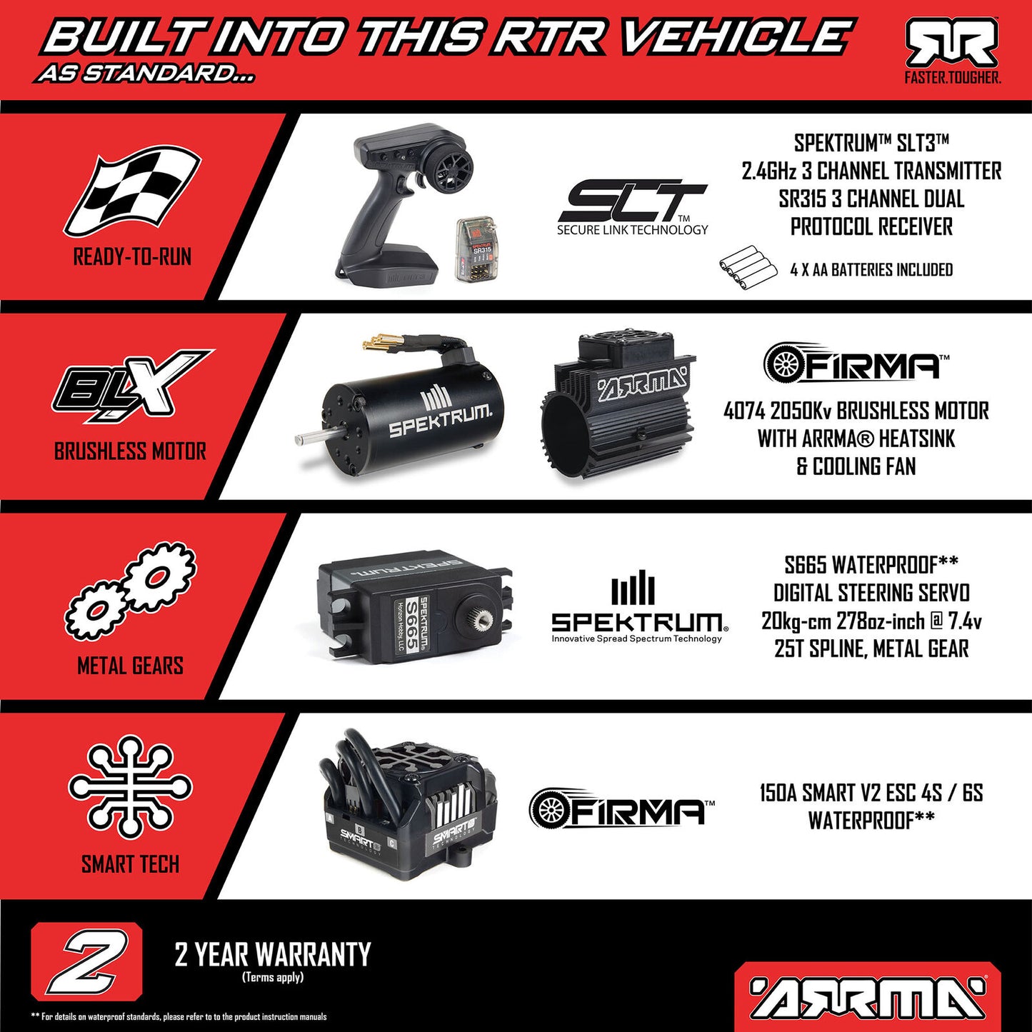 ARRMA 1/7 TALION 6S EXB 4X4 RTR Brushless Speed Truck