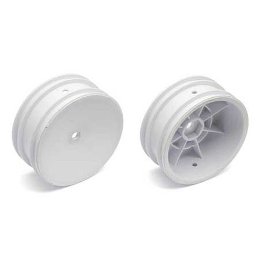1/10 2.2" 2WD Front Buggy Wheels, White (2)