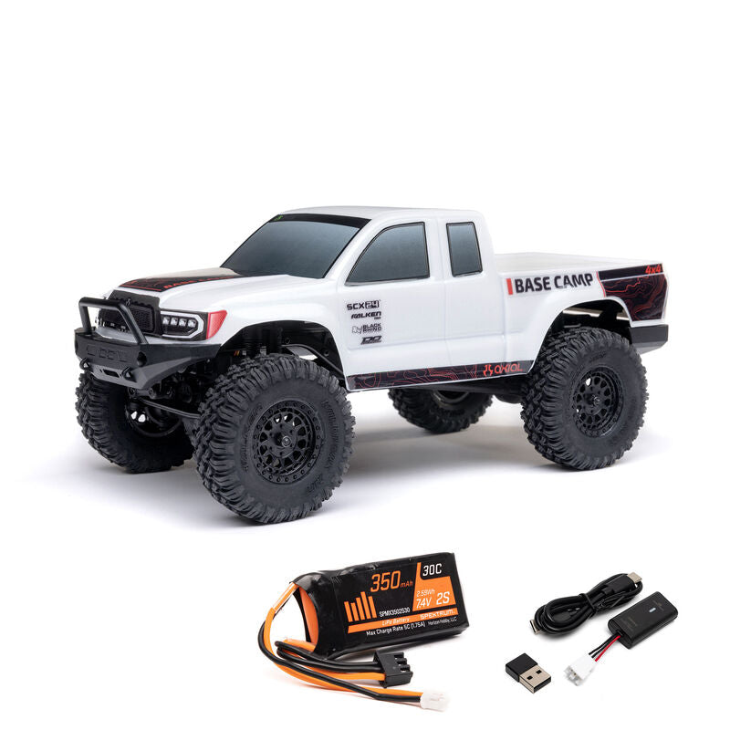 SCX24 Base Camp 4X4 RTR Brushed Rock Crawler (Battery & Charger Included)