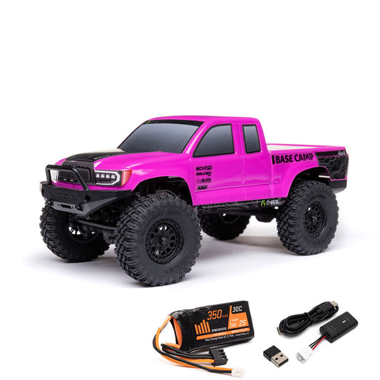 SCX24 Base Camp 4X4 RTR Brushed Rock Crawler (Battery & Charger Included)