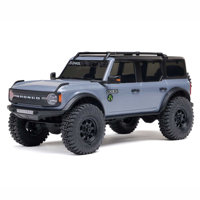 SCX30 Ford Bronco 4X4 RTR Brushed Rock Crawler (Battery & Charger Included)