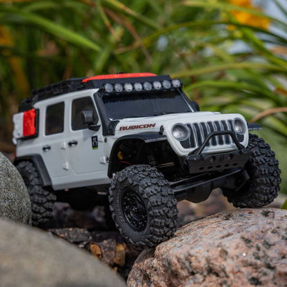 1/30 SCX30 Jeep Wrangler JLU 4X4 RTR Brushed Rock Crawler (Battery & Charger Included), Green