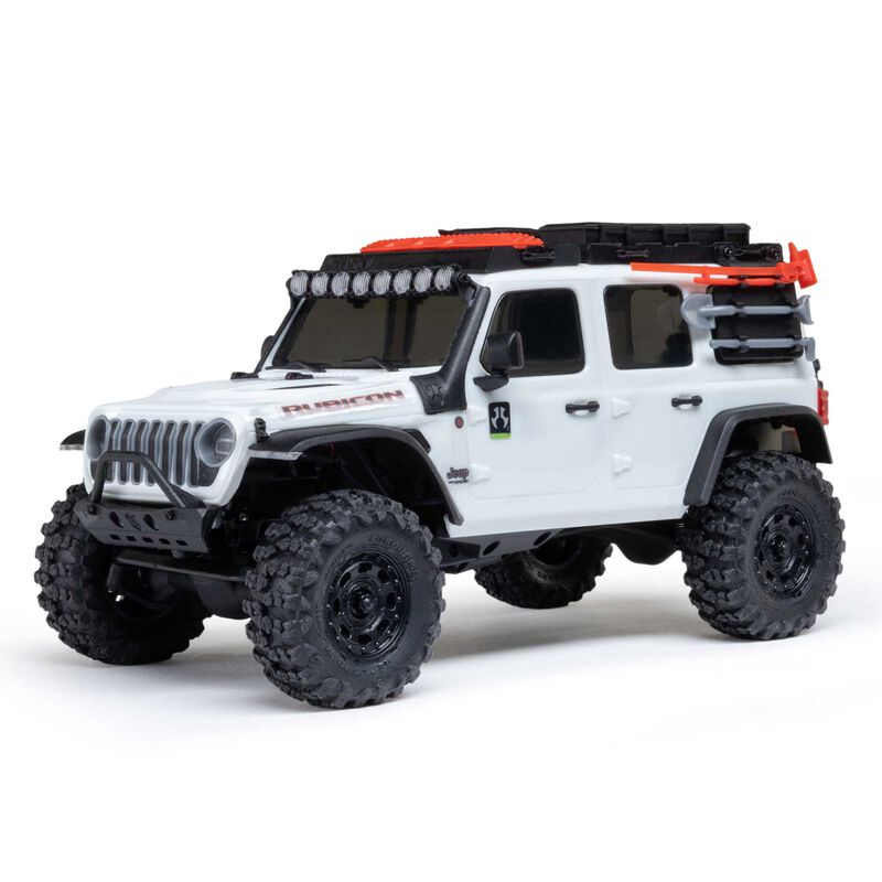 1/30 SCX30 Jeep Wrangler JLU 4X4 RTR Brushed Rock Crawler (Battery & Charger Included), Green