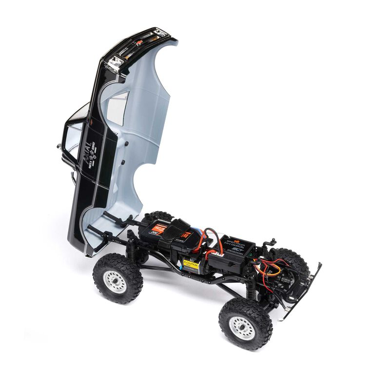 1/24 SCX24 1967 Chevrolet C10 4X4 RTR Brushed Rock Crawler (Battery & Charger Included), Orange