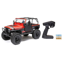 Axial SCX10 III Jeep CJ-7 RTR Rock Crawler Red Renegade with transmitter and batteries