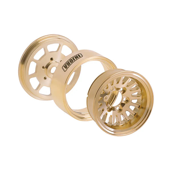INJORA 1.0 Plus Brass Beadlock Wheels