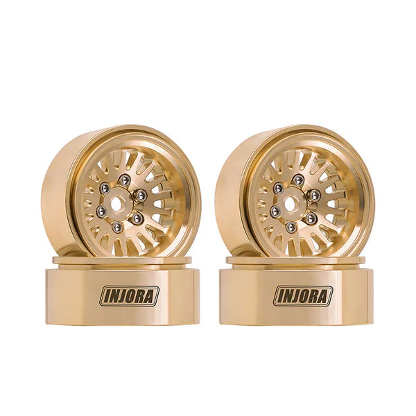 INJORA 1.0 Plus Brass Beadlock Wheels
