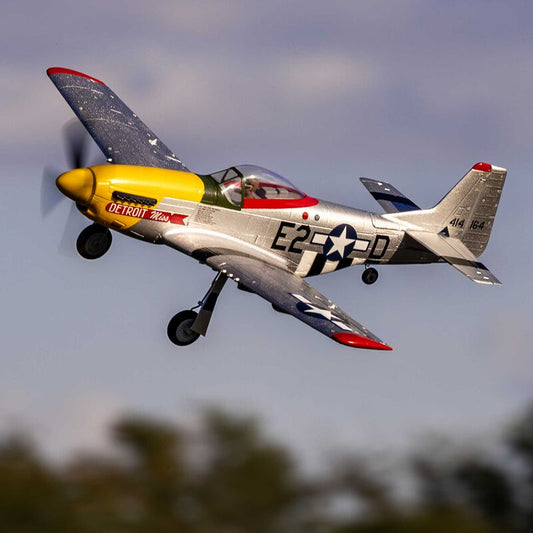 UMX P-51D Mustang "Detroit Miss" BNF Basic with AS3X and SAFE Select