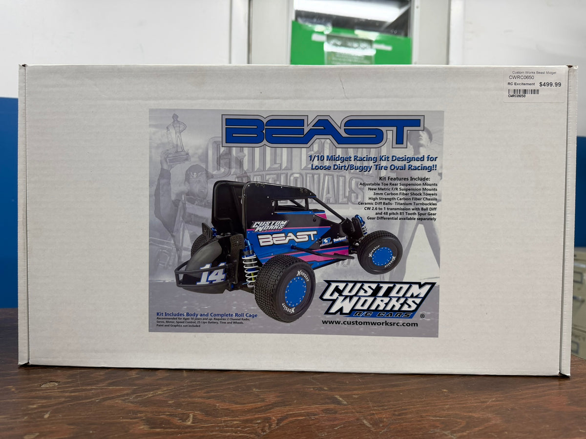 Custom Works RC Beast Midget Car Kit CW-0650