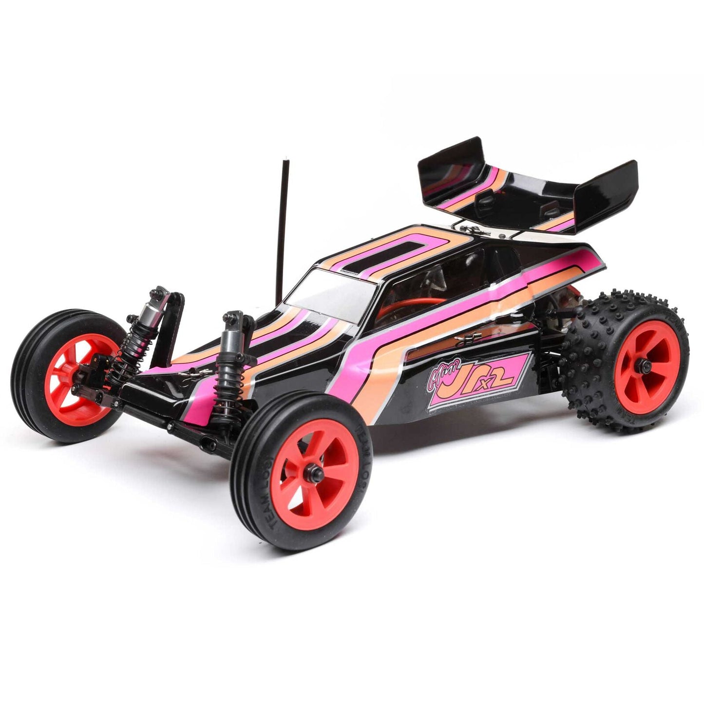 Losi 1/16 Mini JRX2 2S 2WD RTR Brushed Buggy Black - LOS01020T3