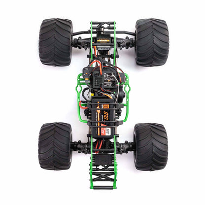 Mini LMT Grave Digger 2S 4X4 RTR Brushed Monster Truck (Battery & Charger Included), Green