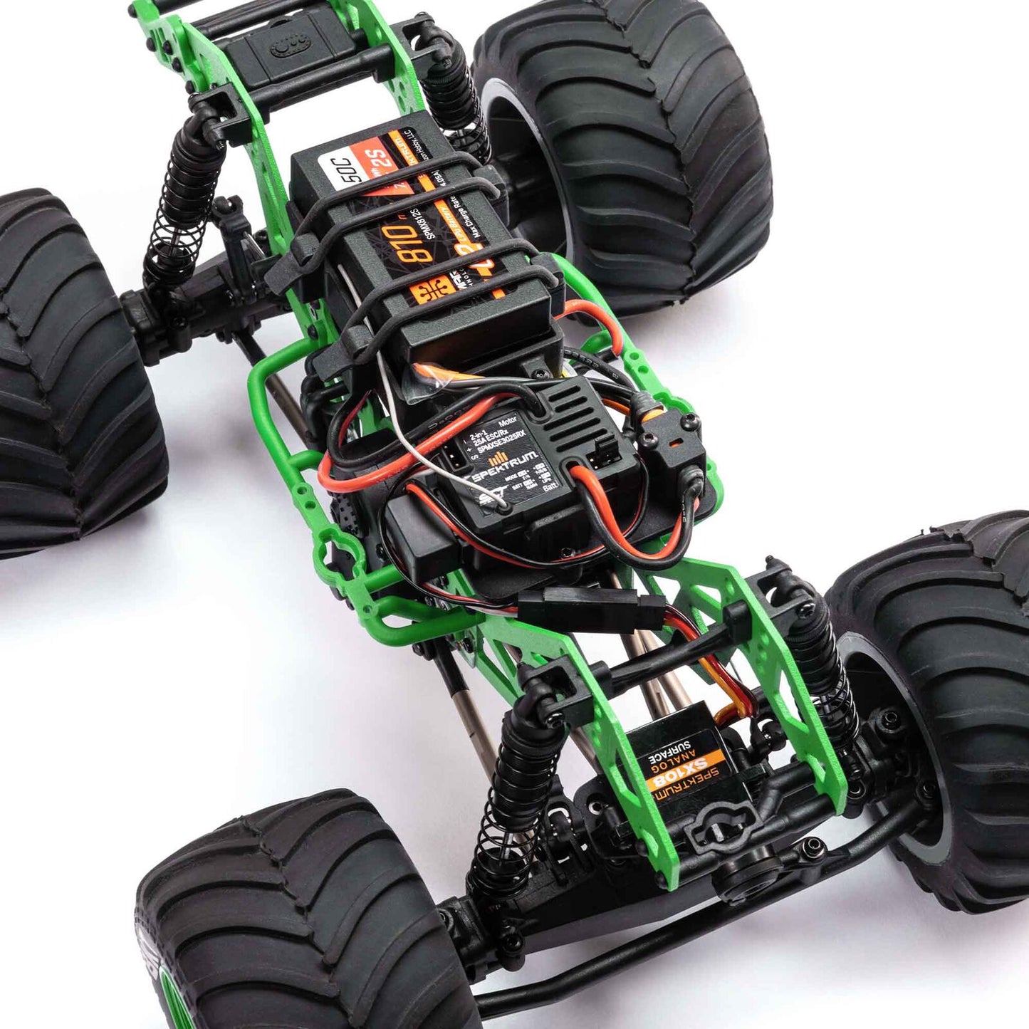Mini LMT Grave Digger 2S 4X4 RTR Brushed Monster Truck (Battery & Charger Included), Green