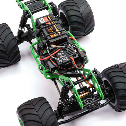 Mini LMT Grave Digger 2S 4X4 RTR Brushed Monster Truck (Battery & Charger Included), Green