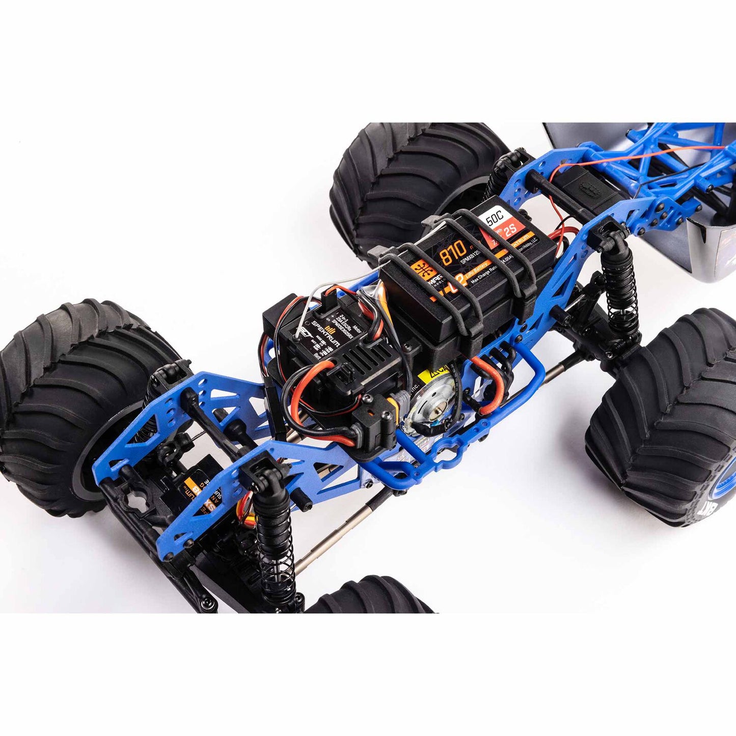 Mini LMT Son Uva Digger 2S 4X4 RTR Brushed Monster Truck (Battery & Charger Included), Blue
