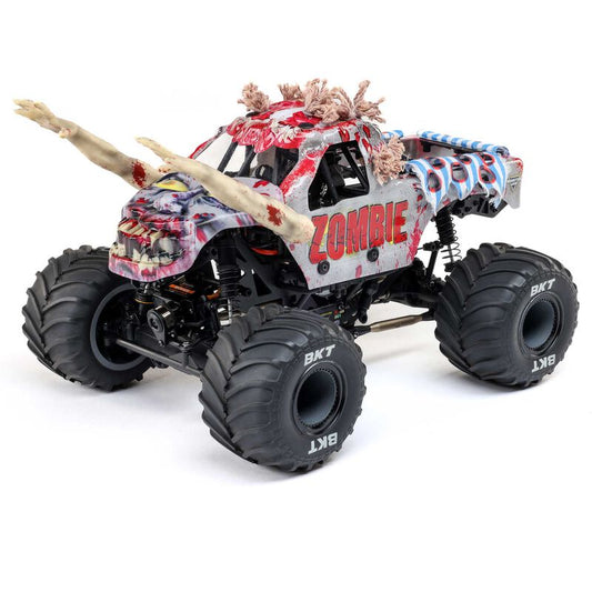 Mini LMT Zombie 2S 4X4 RTR Brushed Monster Truck (Battery & Charger Included), Red