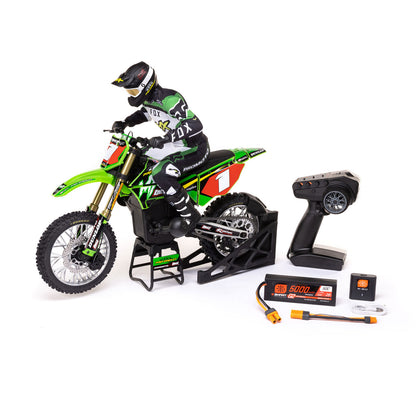 Promoto-MX Pro Circuit 2S RTR Brushless Motorcycle (Battery and Charger Included), Green