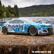 NASCAR RC Race Car Ross Chastain No. 1 2025 Busch Light Chevrolet ZL1 2S AWD RTR Brushed On-Road (Battery & Charger Included), Blue