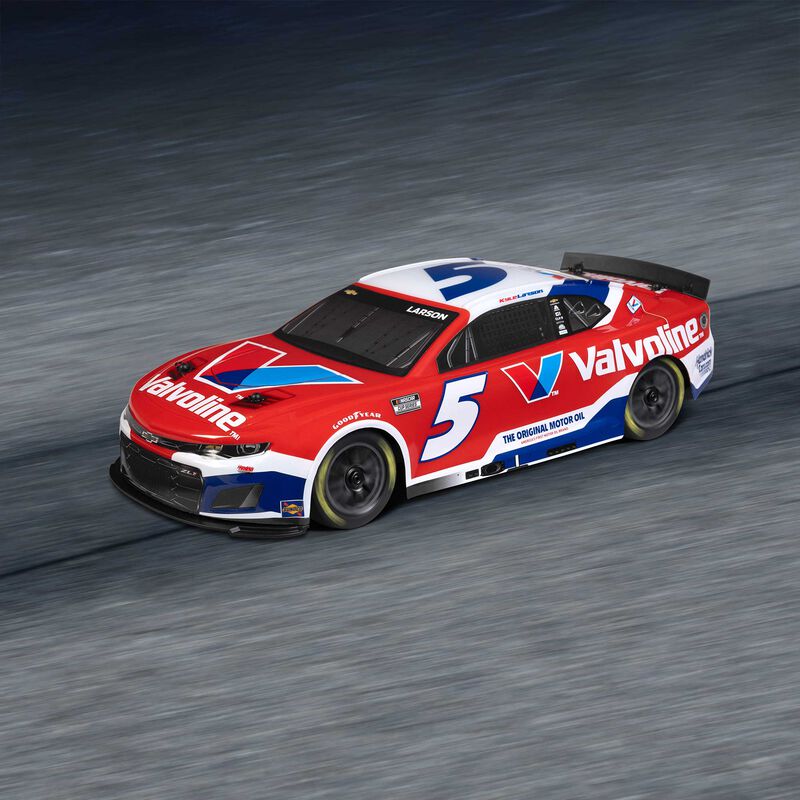 NASCAR RC Race Car Kyle Larson No. 5 2025 Valvoline Chevrolet ZL1 2S AWD RTR Brushed On-Road (Battery & Charger Included), Red