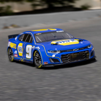 NASCAR RC Race Car Chase Elliott No. 9 2025 NAPA Chevrolet ZL1 2S AWD Brushed On-Road (Battery & Charger Included), Blue
