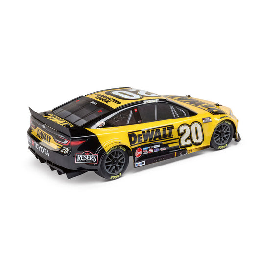 NASCAR RC Race Car Christopher Bell® No. 20® 2025 DEWALT Toyota Camry XSE 2S AWD RTR Brushed On-Road (Battery & Charger Included), Yellow