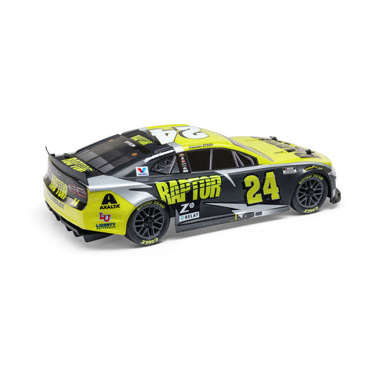 NASCAR RC Race Car William Byron No. 24 2025 Raptor Chevrolet ZL1 2S AWD Brushed On-Road (Battery & Charger Included), Black