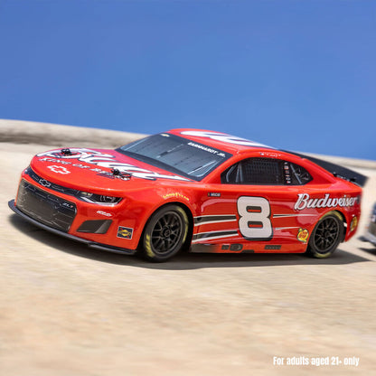 NASCAR RC Racecar Dale Earnhardt Jr. No. 8 Budweiser Chevrolet ZL1 2S AWD RTR Brushed On-Road (Battery & Charger Included), Red