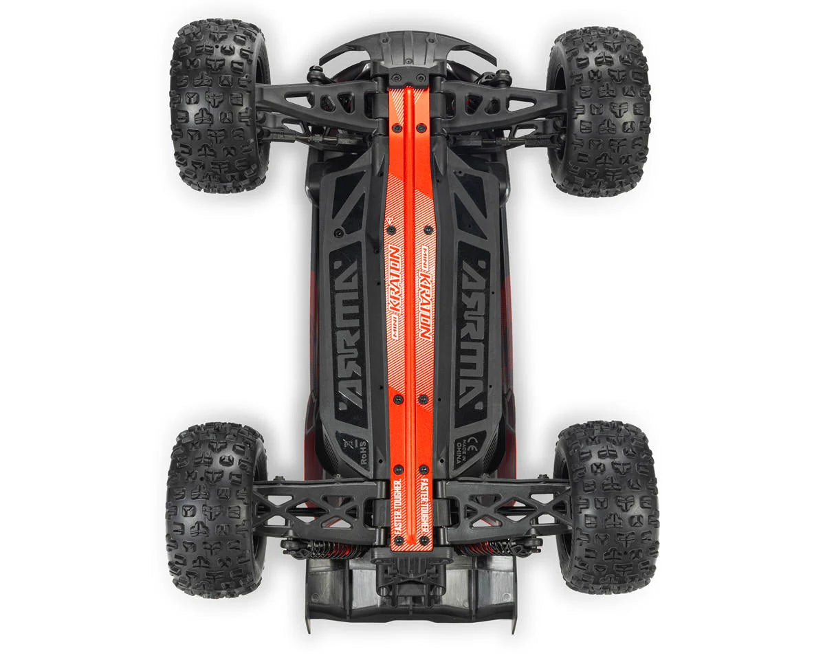 Arrma Mini Kraton 3S BLX 4X4 1/16 RTR Brushless Speed Monster Truck (Black/Red) w/2.4GHz Radio