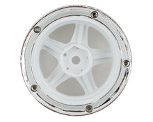 DS Racing Drift Element 5 Spoke Drift Wheels (White & Chrome) (2) (Adjustable Offset) w/12mm Hex