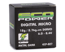 EcoPower 827 12g Digital Metal Gear Micro Servo (High Voltage)