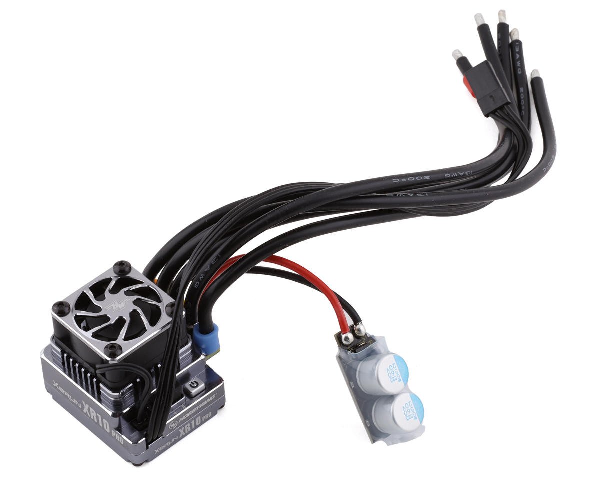 Xerun XR10 Pro G2S Elite 160A Sensored Brushless ESC (Midnight Silver)