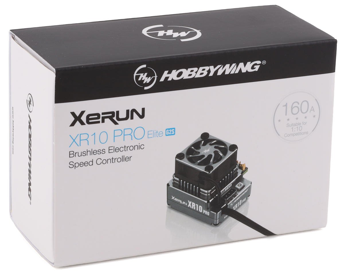 Xerun XR10 Pro G2S Elite 160A Sensored Brushless ESC (Midnight Silver)