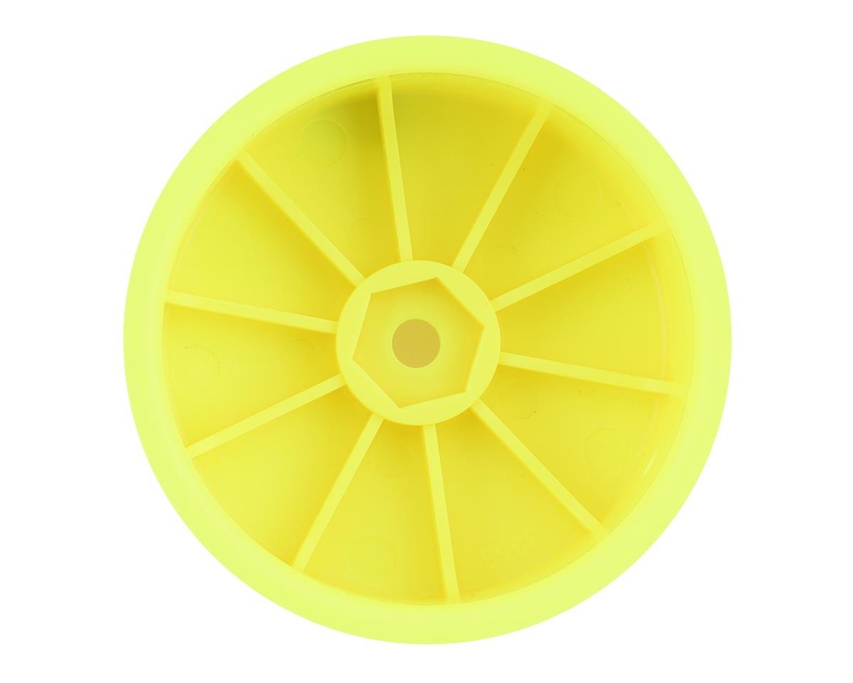 JConcepts Mono 2.2 4WD Front Buggy Wheels (Yellow) (4) (22X-4, XB4, B74.1) w/12mm Hex