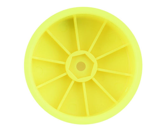 JConcepts Mono 2.2 4WD Front Buggy Wheels (Yellow) (4) (22X-4, XB4, B74.1) w/12mm Hex