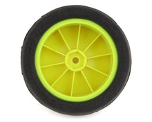 JConcepts Smoothie 2 2.2" Pre-Mounted 2WD Front Buggy Tires (Yellow) (2) w/12mm Hex (Silver)
