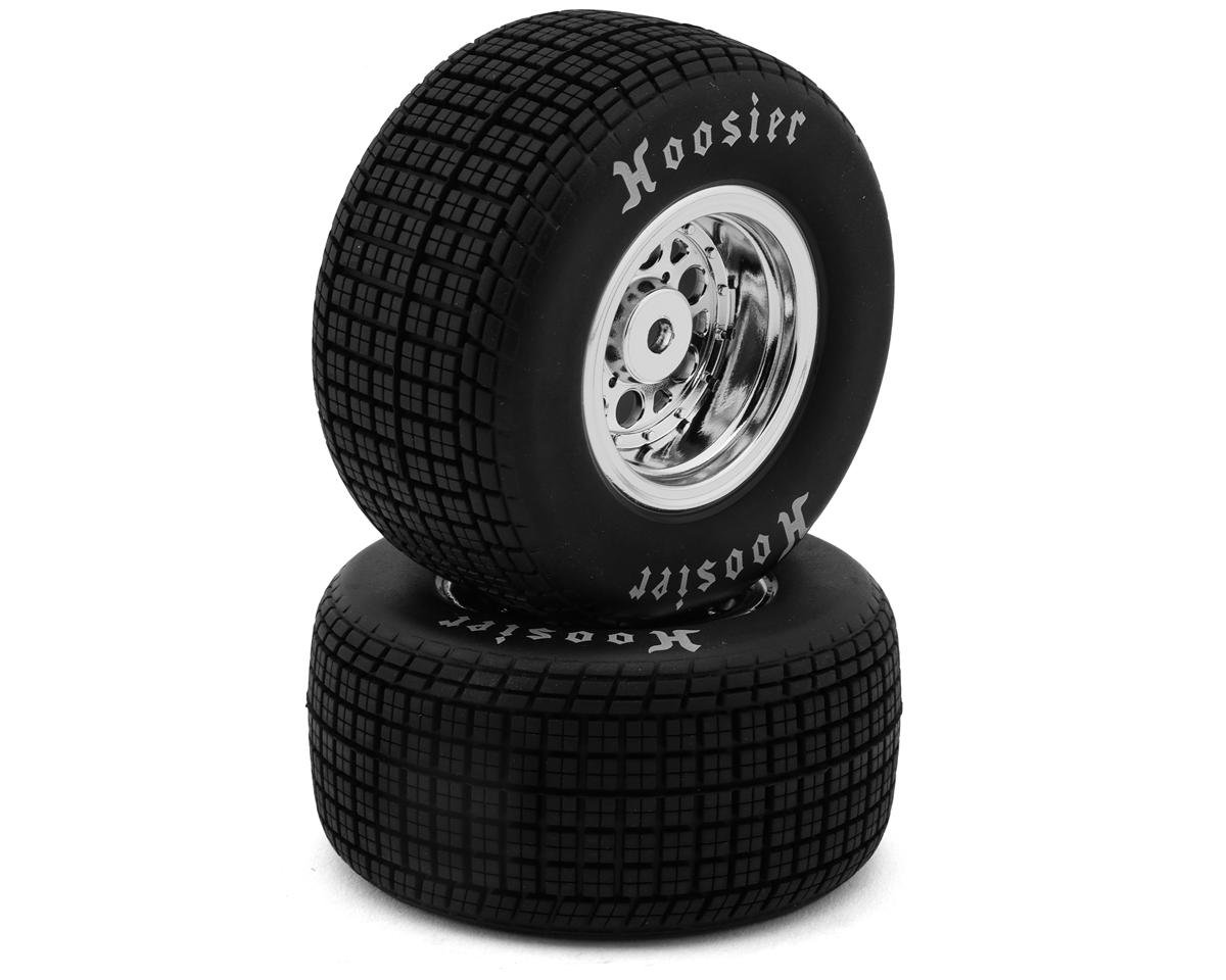 Losi 22S Sprint Rear Pre-Mounted Hoosier Tires (Chrome) (2) (Hard)
