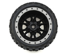 Pro-Line X-Maxx Badlands MX43 Pro-Loc Pre-Mounted All Terrain Tires (MX43) w/Impulse Pro-Loc Wheels (Black) (2)