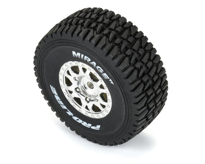 Pro-Line Mojave Grom Mirage TT Pre-Mounted Tires (Silver) (4) (Medium) w/12mm Hex