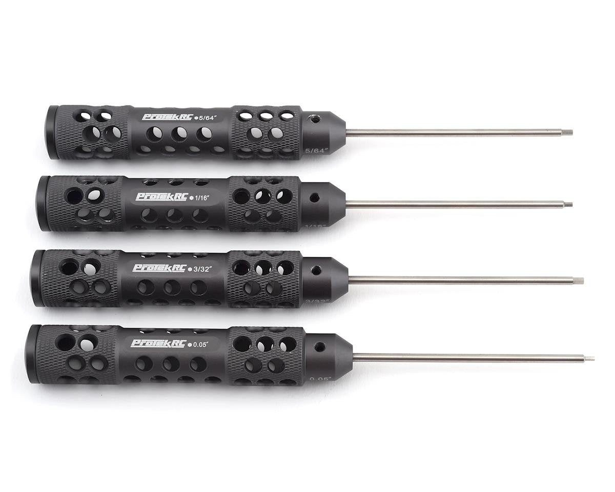 ProTek RC "TruTorque SL" Standard Hex Driver Set (4) (.050", 1/16", 5/64", 3/32")